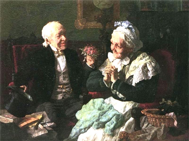 A Bunch Of Flowers by Louis Charles Moeller